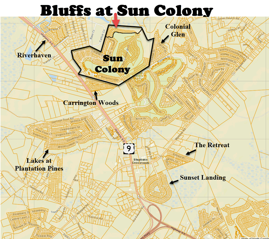 Bluffs at Sun Colony in Longs by DRB Homes