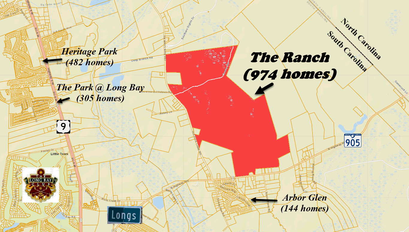 The Ranch new home community in Longs, SC