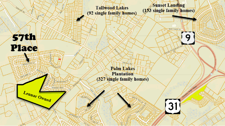 57th place new home community in Longs