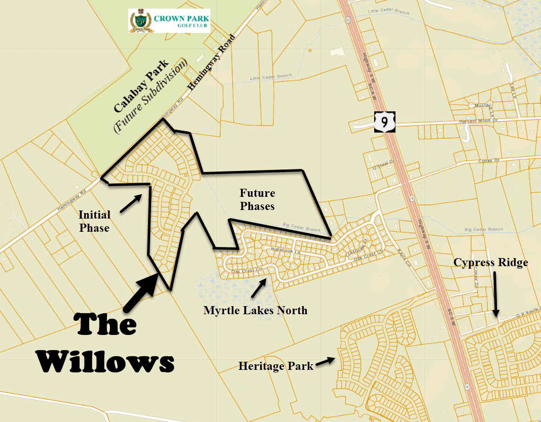 The Willows new home community in Longs