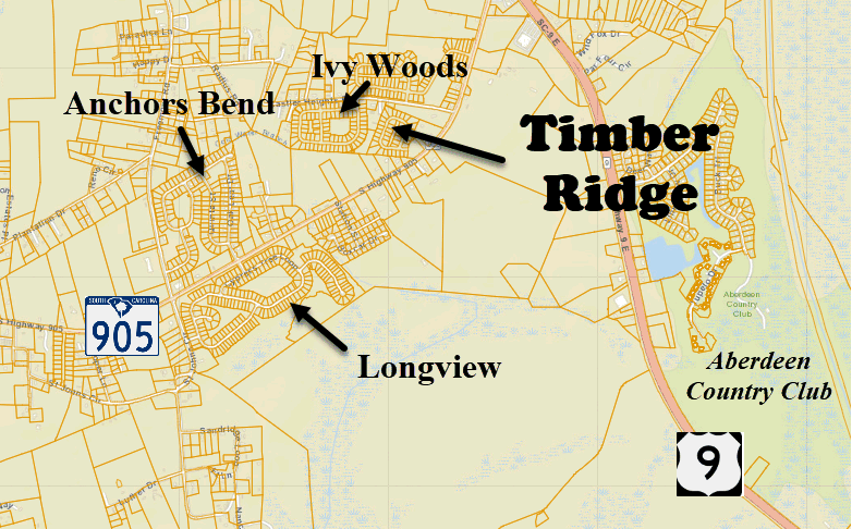 Timber Ridge new home community in Longs, SC