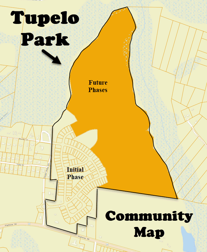 Tupelo Park Community Map