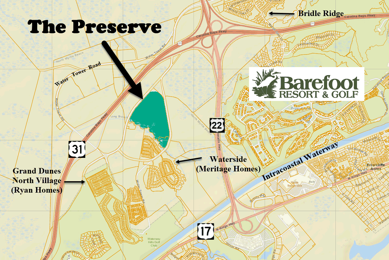 The Preserve new home community in North Myrtle Beach